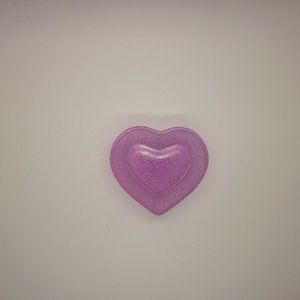 Light Purple Shimmer Small Heart Trinket Bowl.